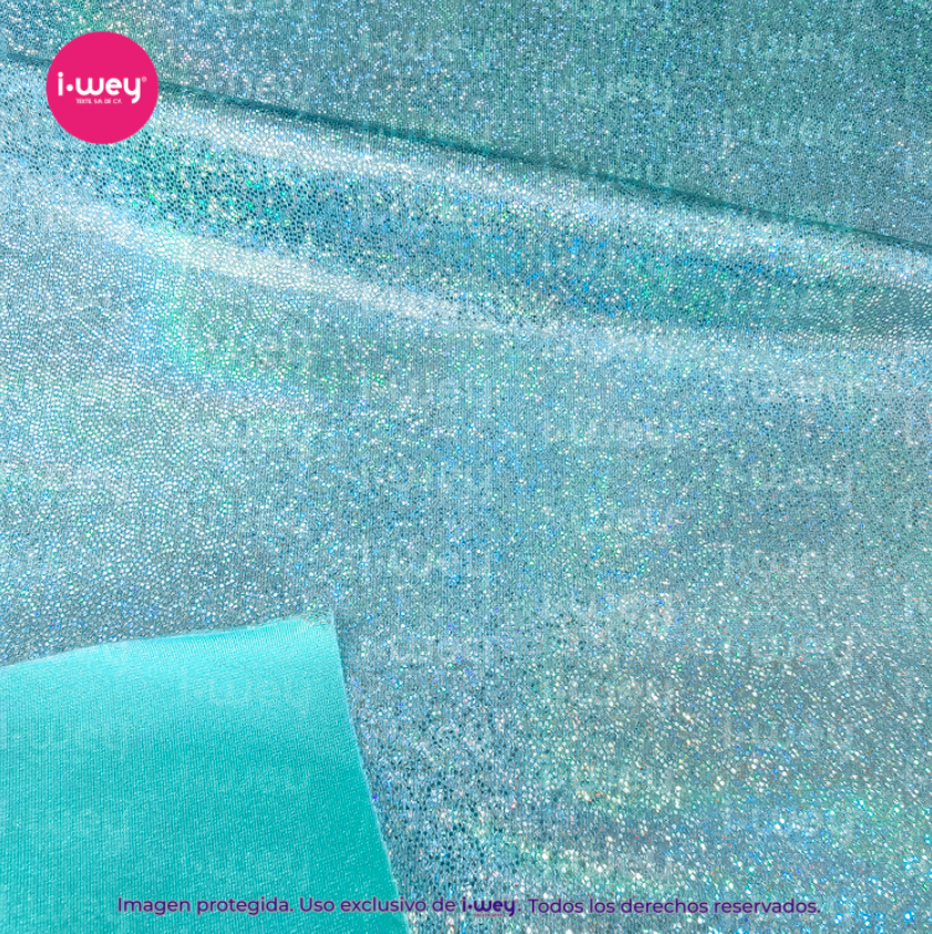 Licra Holograma Puntini Tornasol