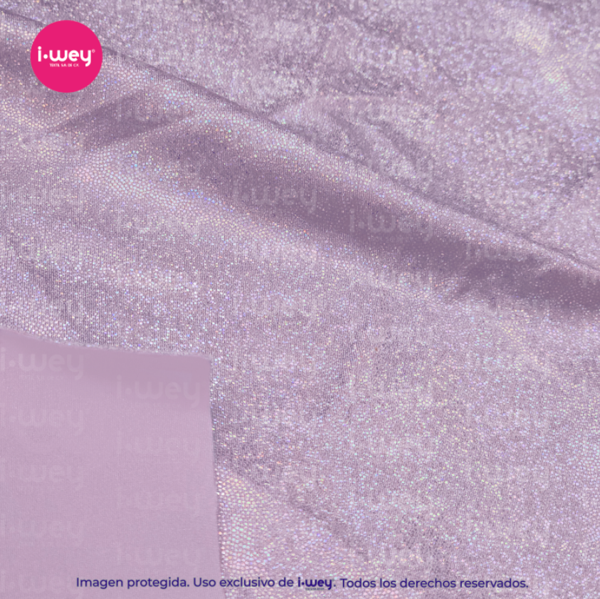 Licra Holograma Puntini Tornasol