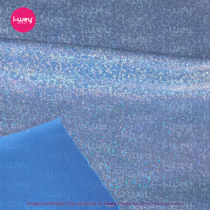 Licra Holograma Puntini Tornasol