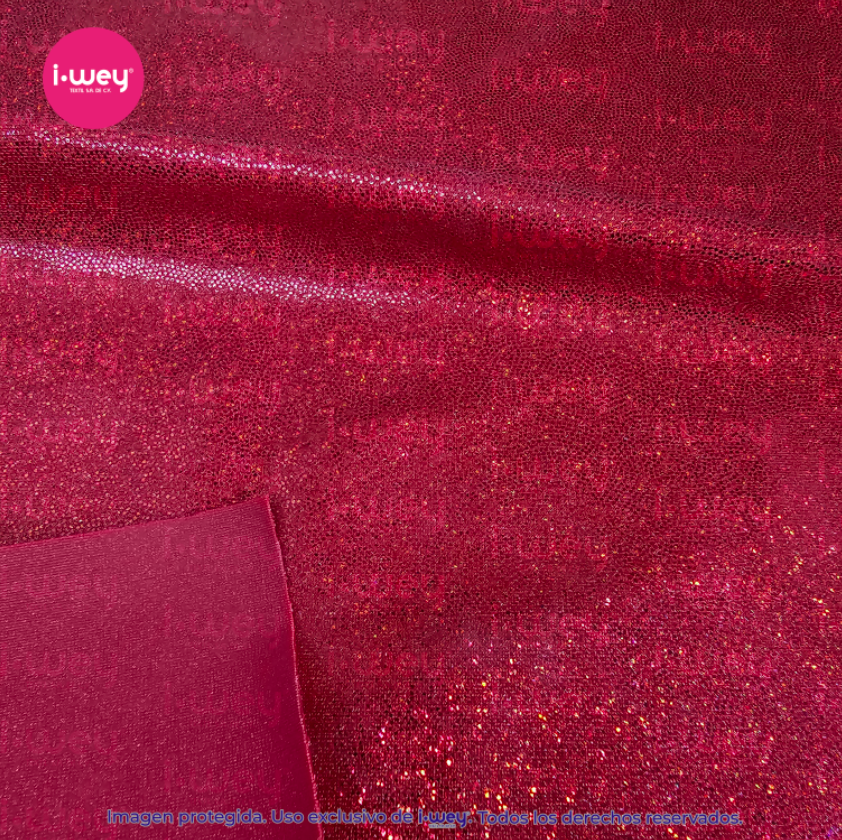 Licra Holograma Puntini Tornasol