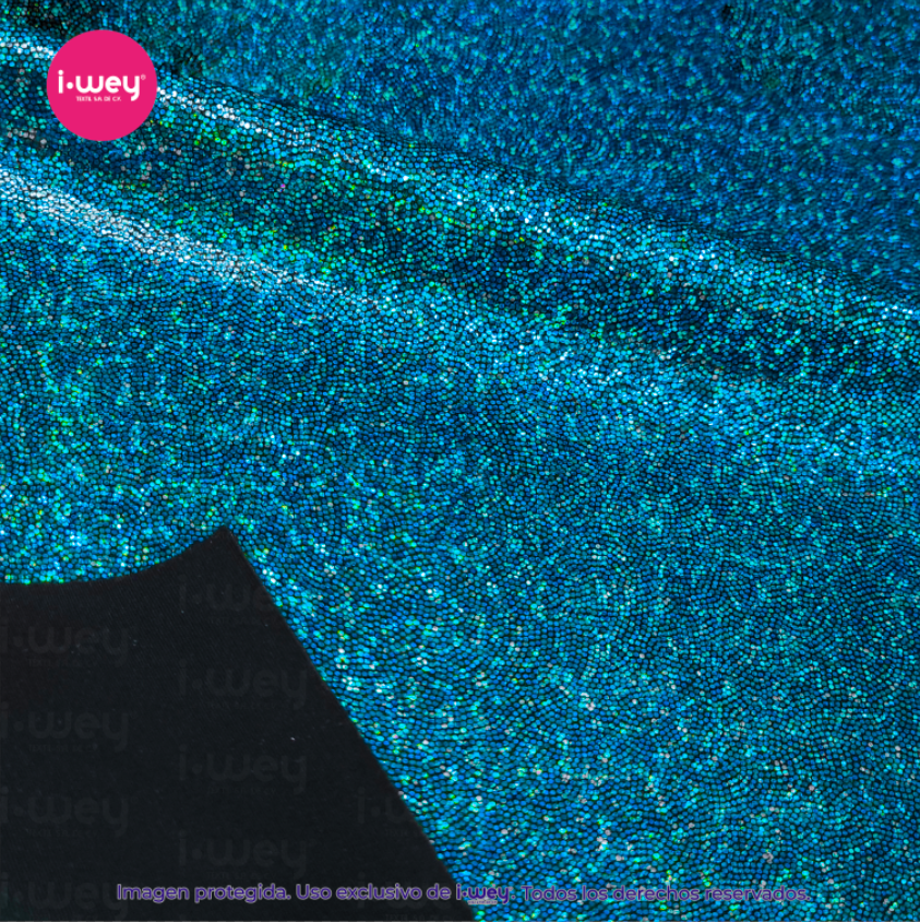 Licra Holograma Puntini Tornasol