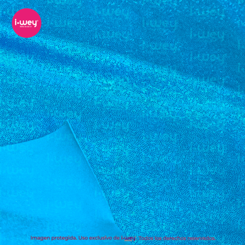 Licra Holograma Puntini Tornasol