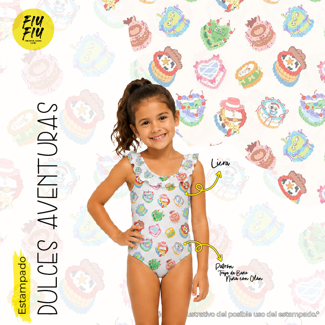 Estampado Dulces Aventuras