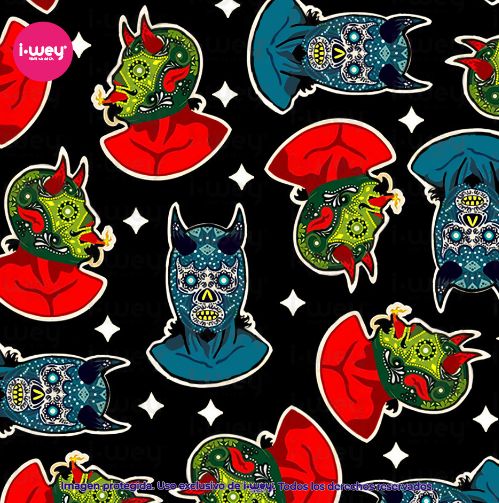 Estampado Infierno Luchador