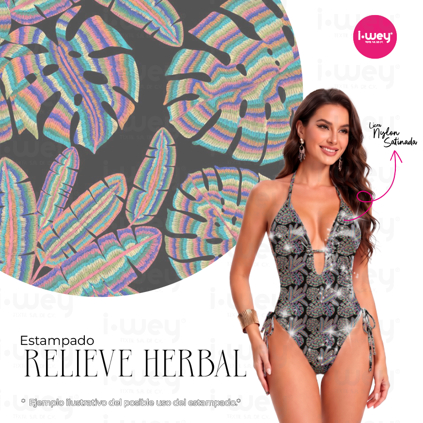 Estampado Relieve Herbal