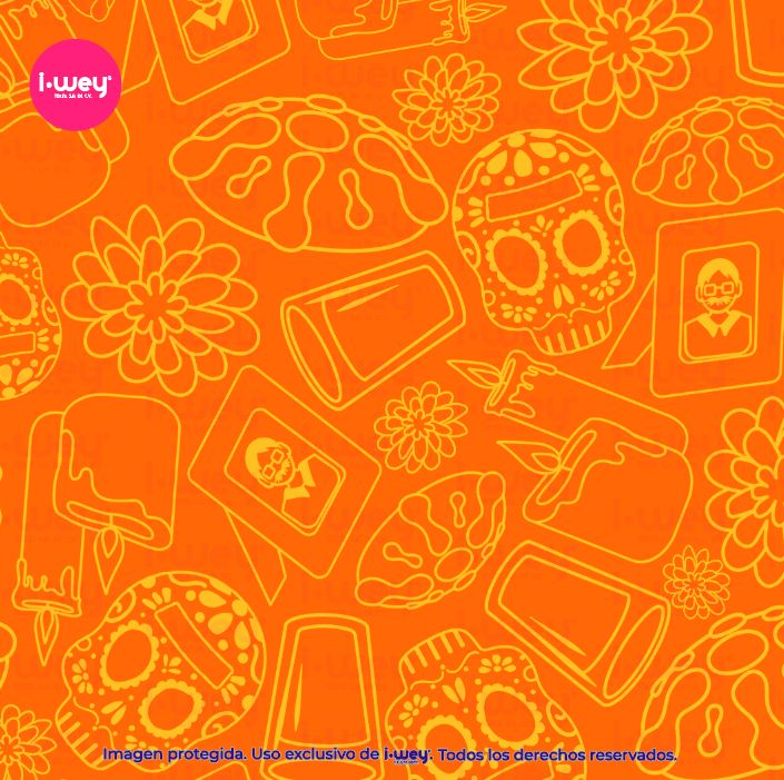 Estampado Ofrenda Naranaja