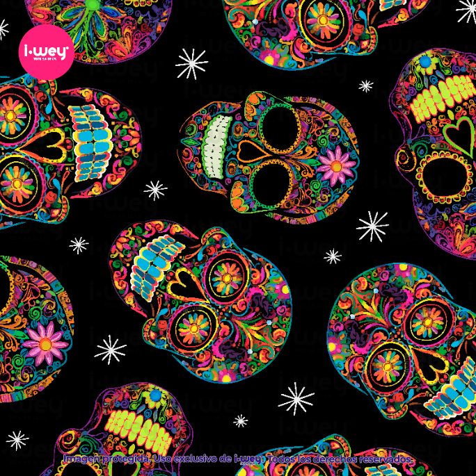 Estampado Fluoblack Calaverita
