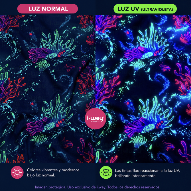 Estampado Luminous Reef