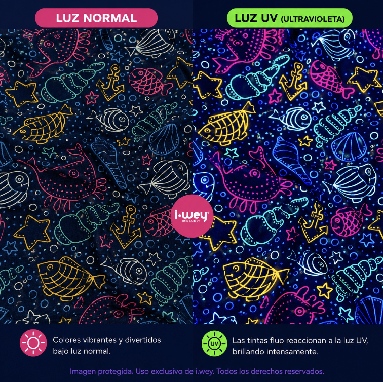 Estampado Aqua Neon