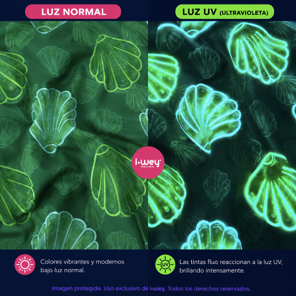 Estampado Lime Shells