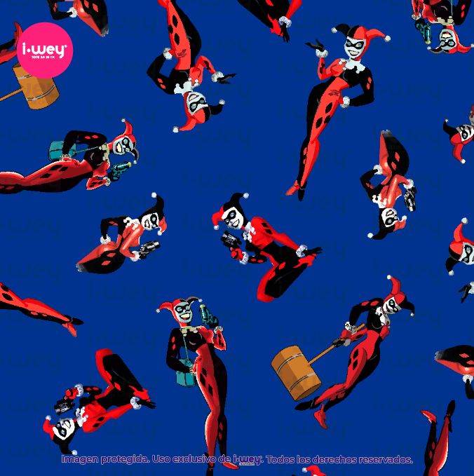 Estampado Blue Harley