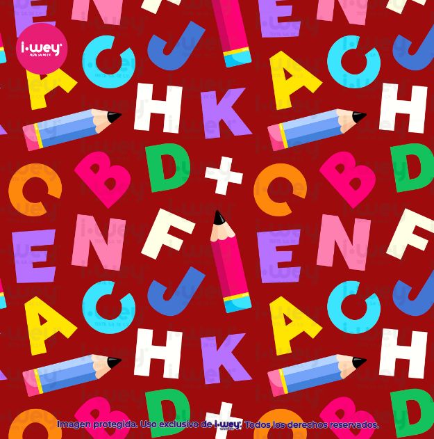 Estampado ABC Escolar