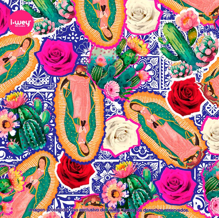 Estampado Devoción Mexicana