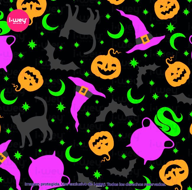 Estampado Bruja o Calabaza