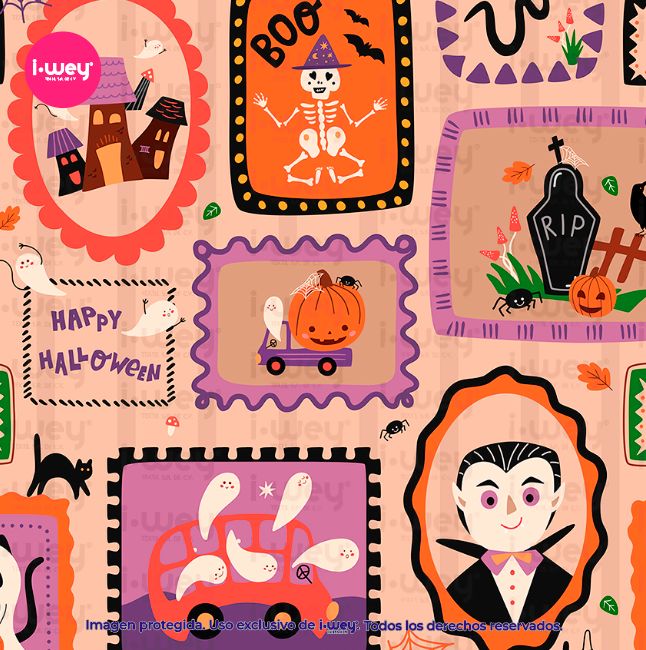 Estampado Halloween Parade