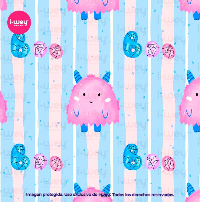 Estampado Little Monsters
