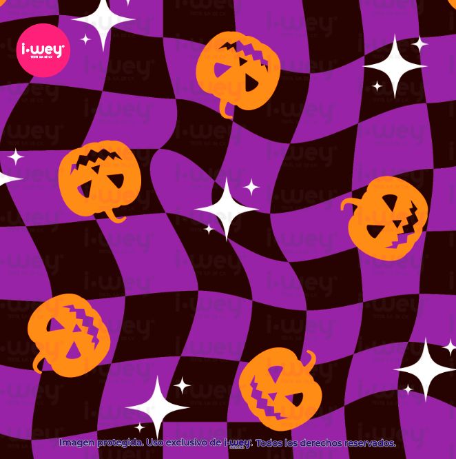 Estampado Pumpkin Shiny Party