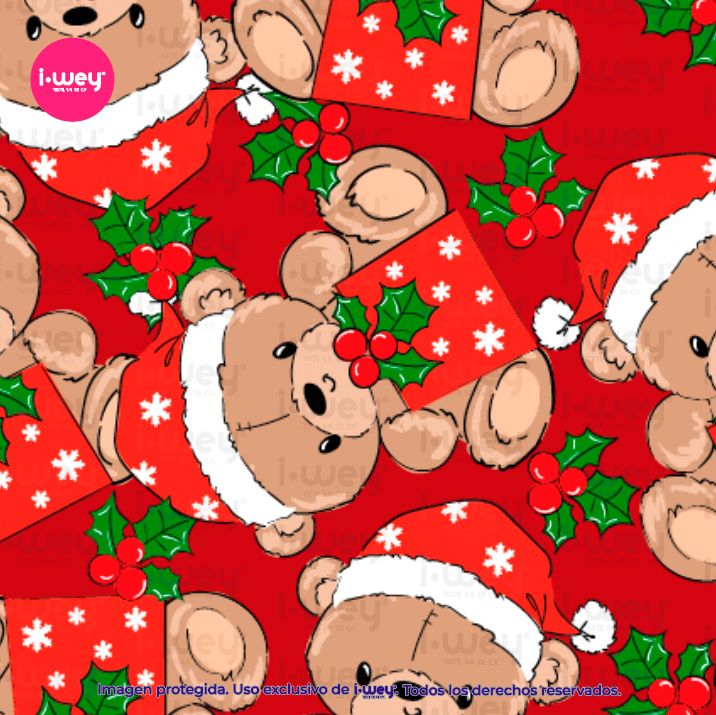 Estampado Ositos Noel