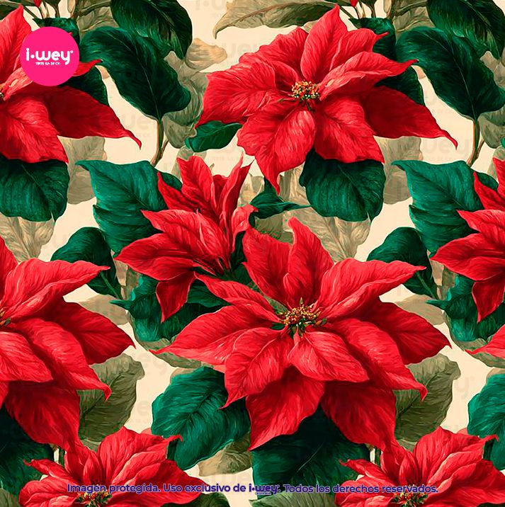 Estampado Pétalos de Noel