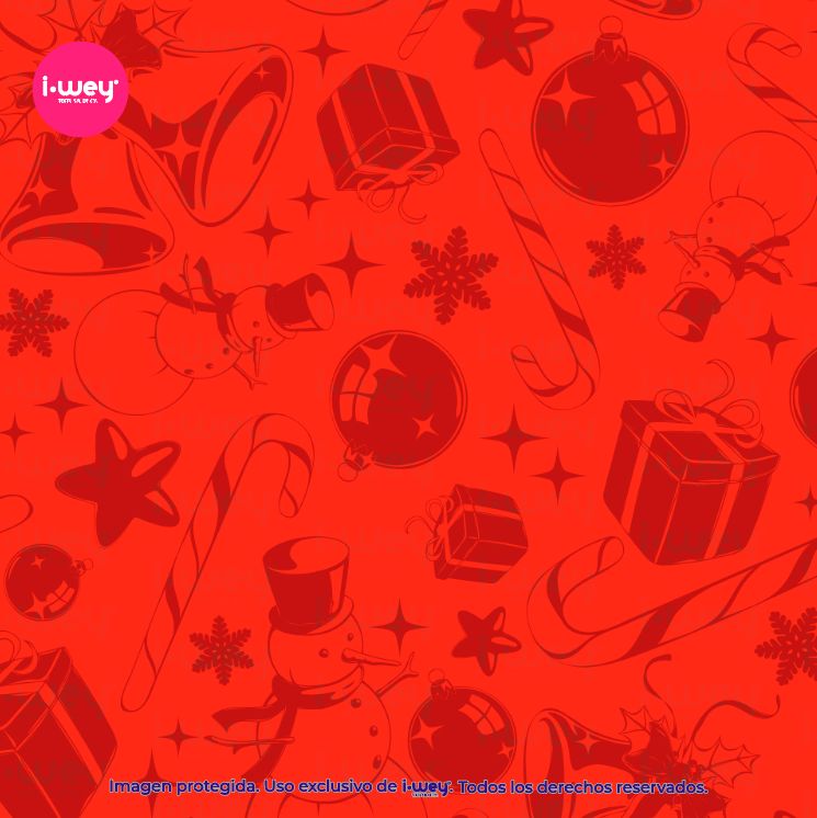 Estampado Rojo Mágico